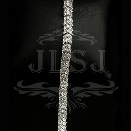 Silver tennis bracelet 3