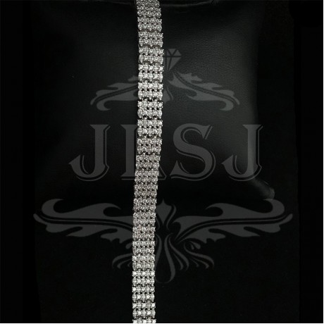 Silver tennis bracelet 5