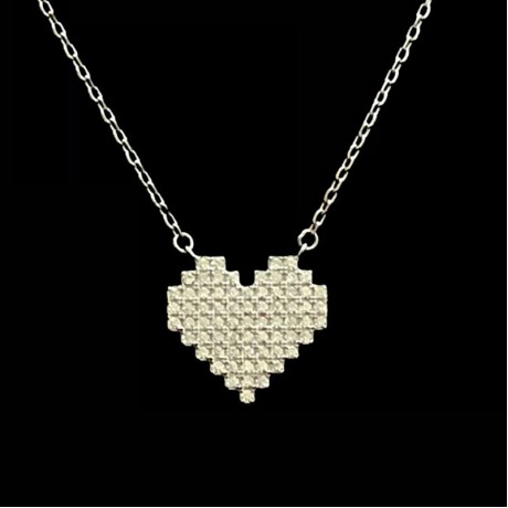 Disco Heart pendant 