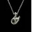 Swan pendant with magnifying element !