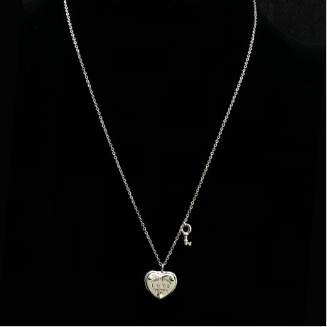 Heart Lock pendant (tiffany style)