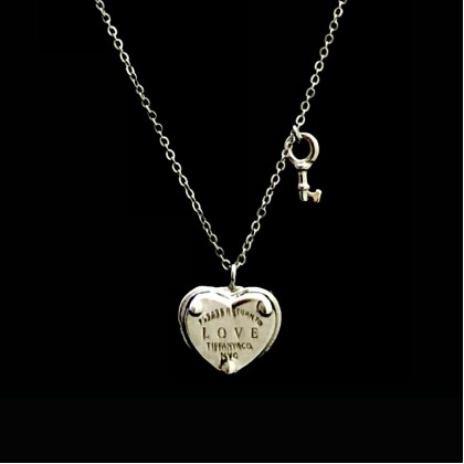 Heart Lock pendant (tiffany style)