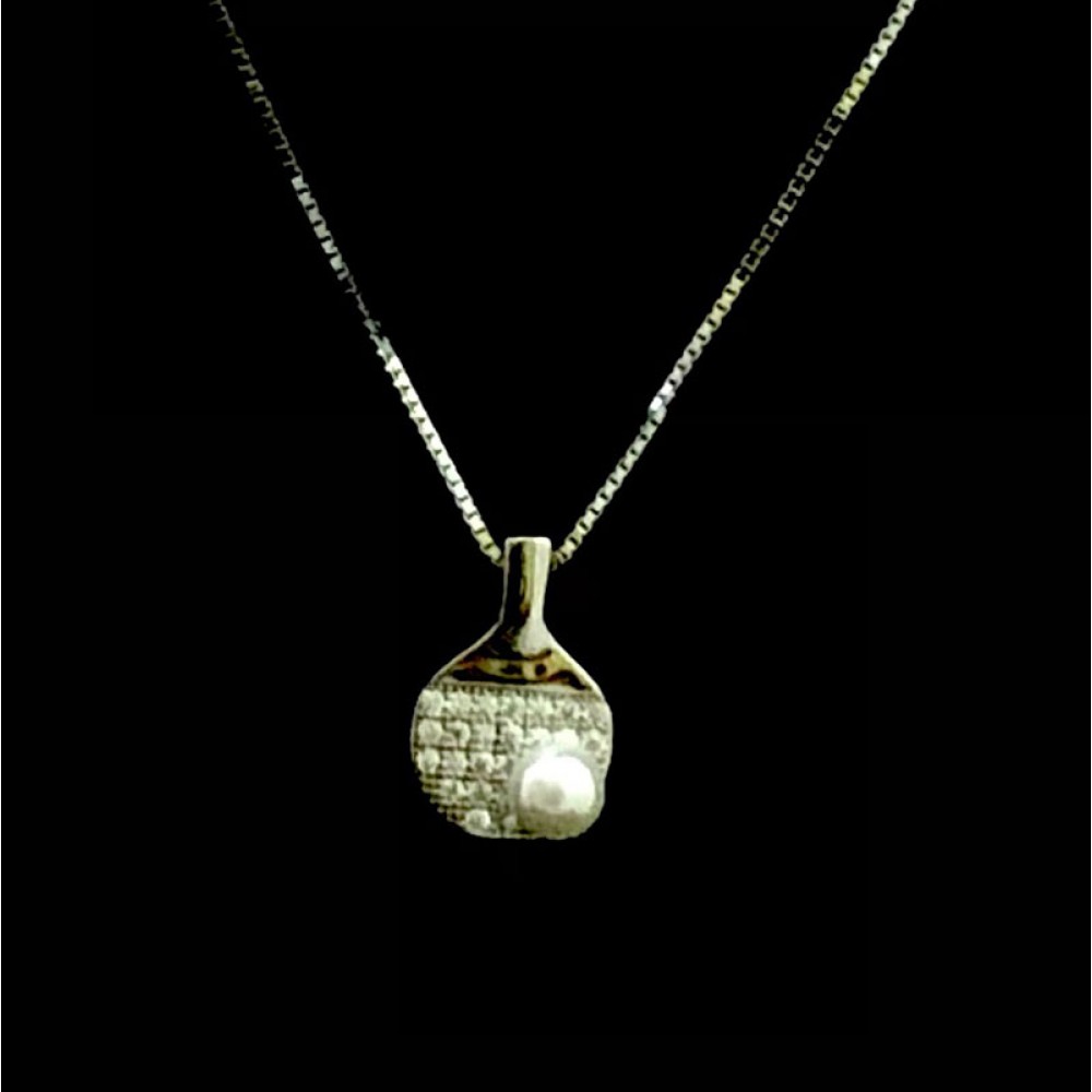 Table Tennis Racket Pendant