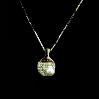 Table Tennis Racket Pendant