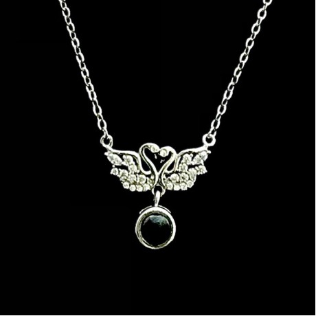 Twin Swan Pendant