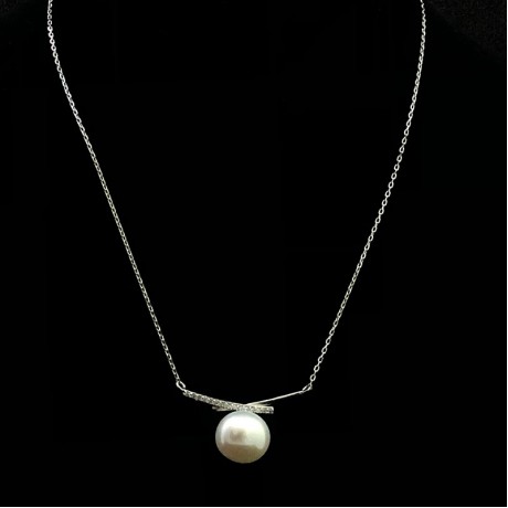 Real Pearl Chain Pendant