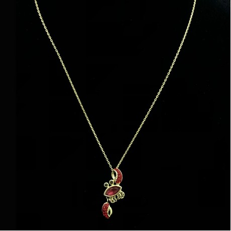 Golden Crab Pendant