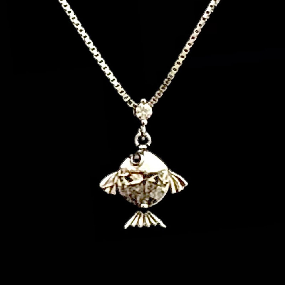 Fish Solitaire pendant