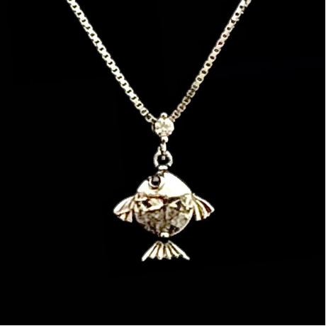 Fish Solitaire pendant