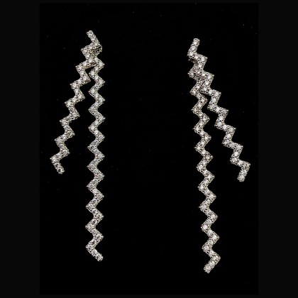 Silver Detachable earrings