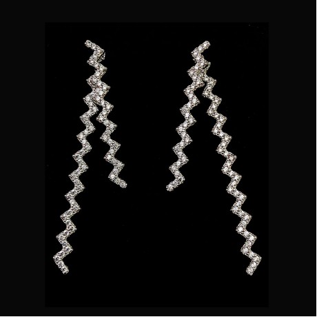 Silver Detachable earrings