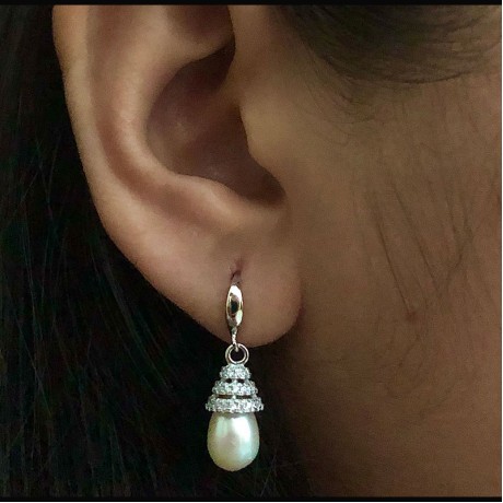 Real Pearl earrings