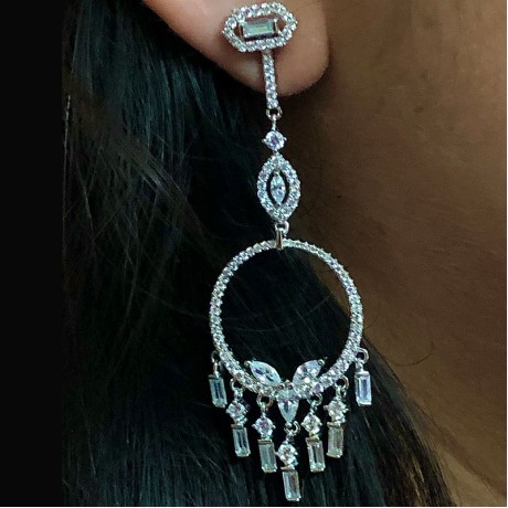 Silver earrings 2