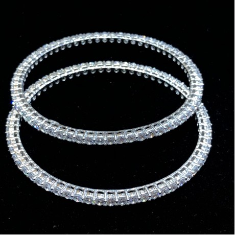 Silver bangles 1