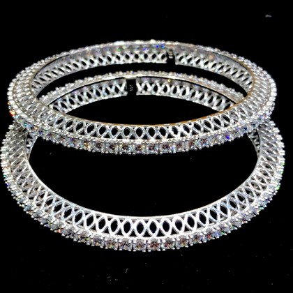 Silver bangles 3